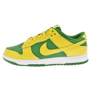 ナイキ(NIKE)のNIKE ナイキ DUNK LOW RETRO BTTYS ダンク ローカットスニーカー イエロー/グリーン DV0833-300 US9(スニーカー)