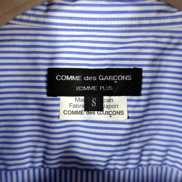 【良品】コムデギャルソンオムプリュス　秋冬　斜め縫製シャツ