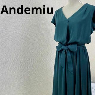 アンデミュウ(Andemiu)のAndemiu　アンデミュウ　レディース　袖フリル　ロング　ワンピース(ロングワンピース/マキシワンピース)