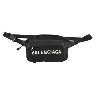 バレンシアガ(Balenciaga)のBALENCIAGA バレンシアガ WHEEL BELTPACK 533009 H858X ホイール ベルトバッグ ウエストバッグ ブラック(ウエストポーチ)