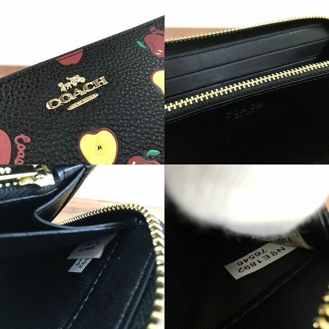 COACH(コーチ)の未使用品 COACH ジップウォレット リンゴ 310 レディースのファッション小物(財布)の商品写真