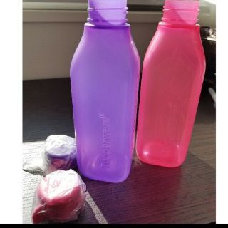 タッパーウェア(TupperwareBrands)の【新品】タッパーウエア スクエアエコボトル500ml 2本セット(ウォーキング)