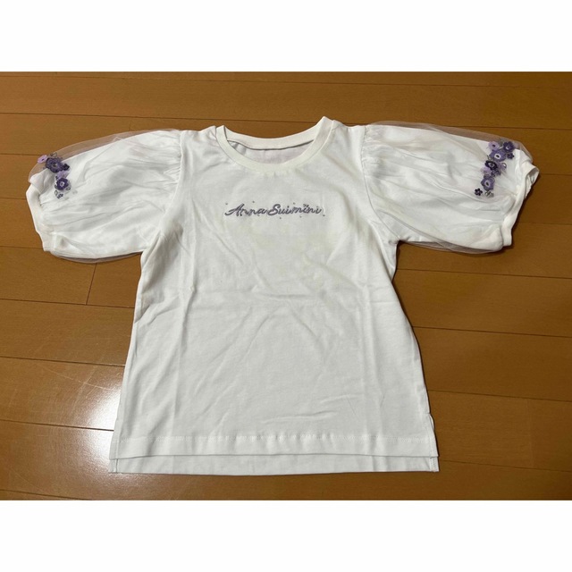 ANNA SUI mini 袖バルーン刺しゅう半袖Tシャツ130cm