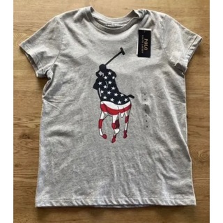 POLO RALPH LAUREN - POLO ラルフローレン　Tシャツ　星条旗　大きめサイズ　米国購入　新品
