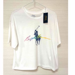 ポロラルフローレン(POLO RALPH LAUREN)のPOLO ラルフローレン　Tシャツ　ショート丈　米国購入　新品(Tシャツ(半袖/袖なし))