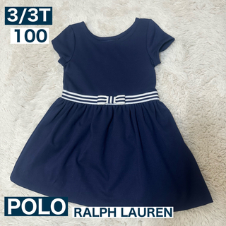ポロ(POLO（RALPH LAUREN）)のPOLO ネイビーワンピース 100(ワンピース)