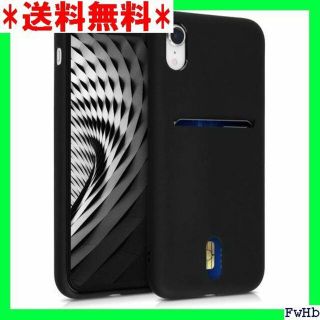 V kwmobile 保護ケース 対応: Apple iP - 黒色 1210(モバイルケース/カバー)