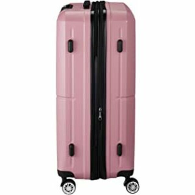 スーツケース キャリーバッグ キャリーケース 超軽量  Mサイズ ピンク 65L