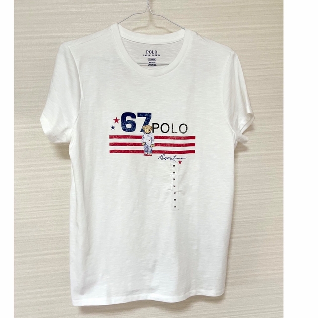 POLO RALPH LAUREN(ポロラルフローレン)のPOLO ラルフローレン　Tシャツ　ポロベア　米国購入　新品 レディースのトップス(Tシャツ(半袖/袖なし))の商品写真