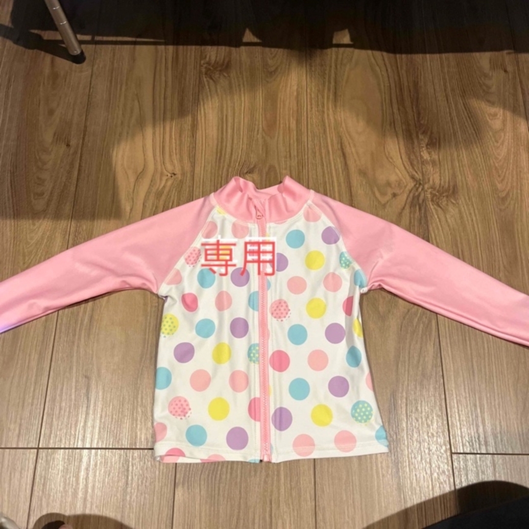 女の子　ラッシュガード　水着　90センチ キッズ/ベビー/マタニティのキッズ服女の子用(90cm~)(水着)の商品写真