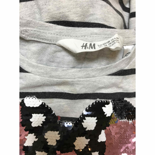 H&M(エイチアンドエム)のH&M ミニーマウス　ワンピース　 キッズ/ベビー/マタニティのキッズ服女の子用(90cm~)(ワンピース)の商品写真