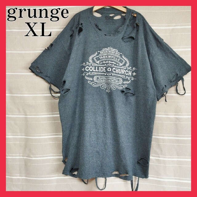 90年代後期 半袖 Tシャツ XL グレー系 メンズ 【200711】