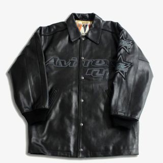 アヴィレックス(AVIREX)のAVIREX×RECOGNIZE GOALERS JACKET VARSITY(レザージャケット)