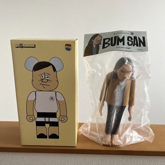 BE@RBRICK hanai yusuke 400％ VCD BUM SAN  ハンドメイドのおもちゃ(フィギュア)の商品写真