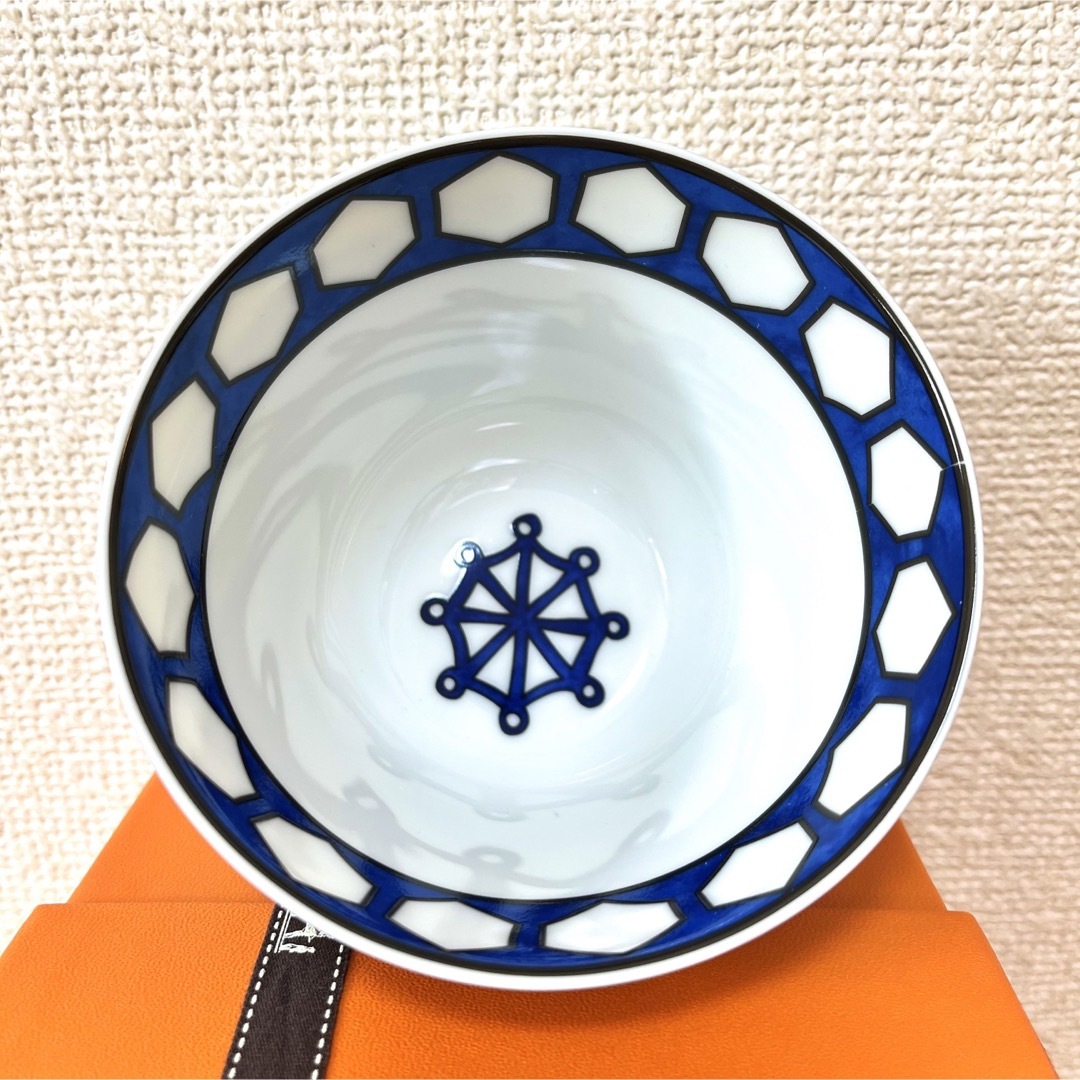 【廃盤 新品】エルメス ブルーダイユール ラージボウル No.3 【廃盤 新品】エルメス ブルーダイユール ラージボウル No.3