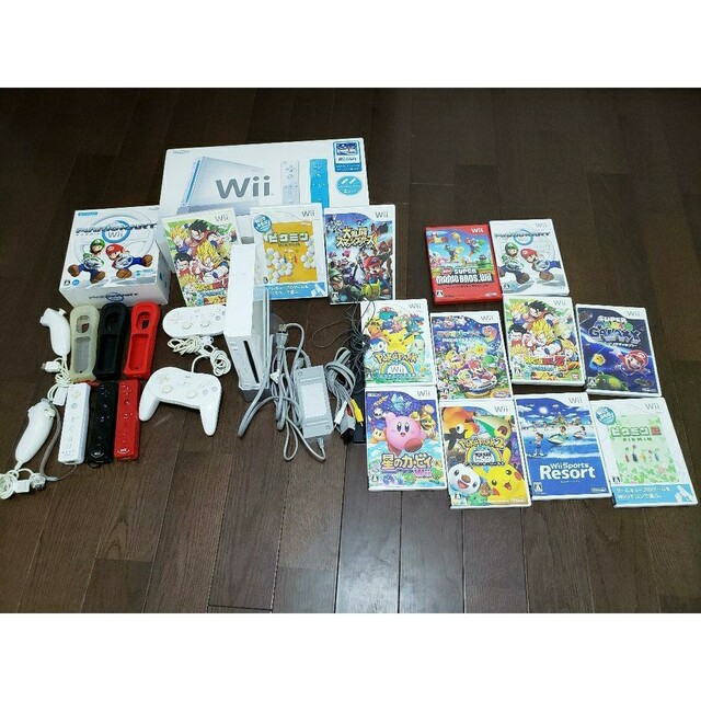 Wii(ウィー)のwii カセットセット売り エンタメ/ホビーのゲームソフト/ゲーム機本体(家庭用ゲームソフト)の商品写真