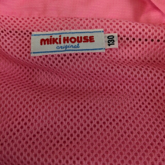 mikihouse(ミキハウス)のウインドブレーカー、ミキハウス、130センチ キッズ/ベビー/マタニティのキッズ服女の子用(90cm~)(ジャケット/上着)の商品写真