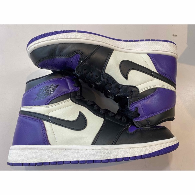 【ほぼ新品の最安値】NIKE AIR JORDAN 1 COURT PURPLE