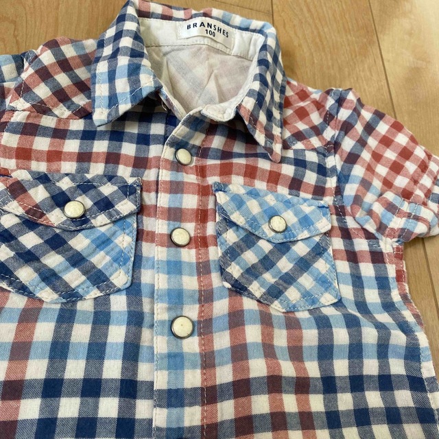 kids 半袖シャツ2枚　100cm キッズ/ベビー/マタニティのキッズ服男の子用(90cm~)(Tシャツ/カットソー)の商品写真