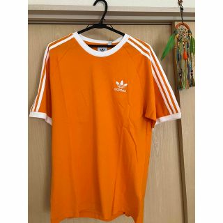 アディダス(adidas)の新品adidas3ストライプ半袖シャツ(XO)(Tシャツ/カットソー(半袖/袖なし))