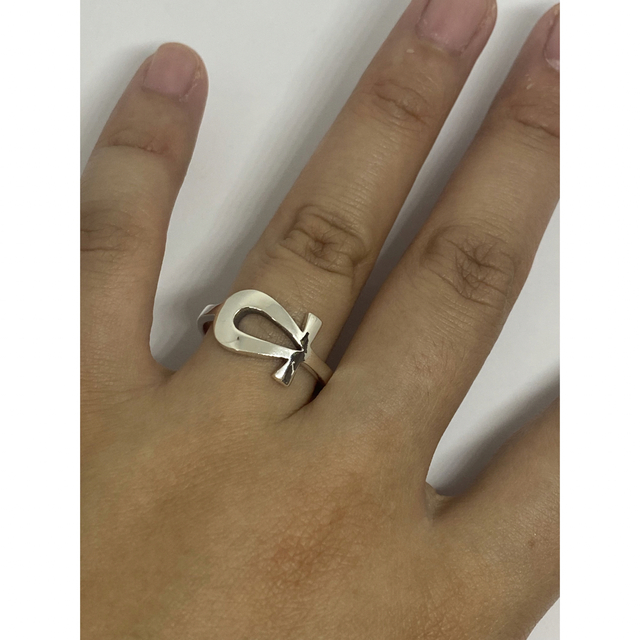 アンククロス　エジプト十字シルバー925リング  お守り高純度銀指輪14号　Gオ メンズのアクセサリー(リング(指輪))の商品写真