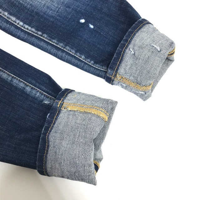 ディースクエアード DSQUARED2 ペイント S72LB0591 ジーンズ デニムパンツ デニム ブルー DSQUARED2 ディースクエアード 10AW PAINTING BLEACH JEAN S74LA0304 S30179 ペインティングブリーチジーンズ ペンキ加工ウォッシュドデニムパンツ