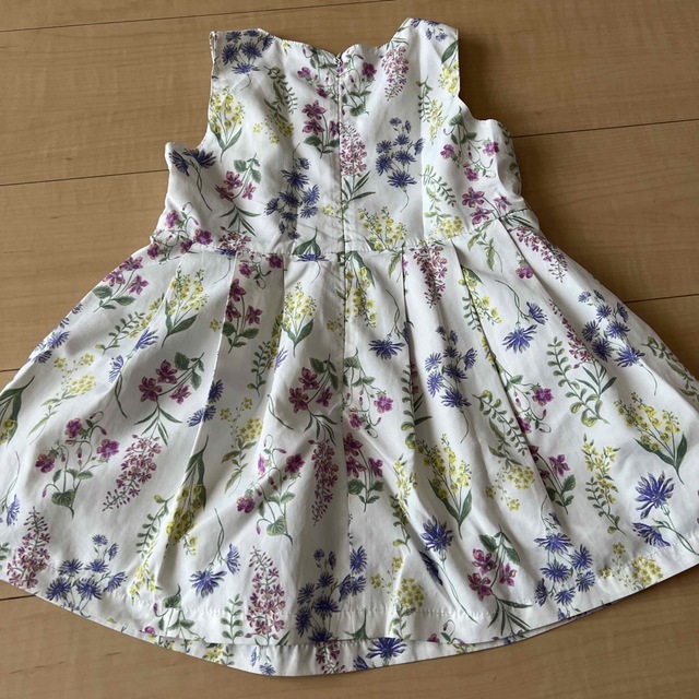 petit main(プティマイン)の花柄ワンピース キッズ/ベビー/マタニティのキッズ服女の子用(90cm~)(ワンピース)の商品写真