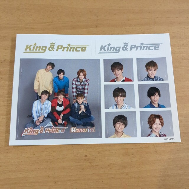 King & Prince(キングアンドプリンス)のキンプリ　King ＆ Prince ステッカー エンタメ/ホビーのDVD/ブルーレイ(アイドル)の商品写真