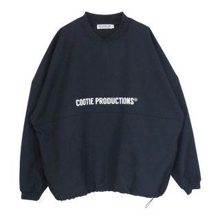 クーティー(COOTIE)のCOOTIE クーティー CTE-21A309 Polyester Twill Football L/S Tee ポリエステルツイル フットボール ロングスリーブTシャツ ブラック系 S【美品】【中古】(Tシャツ/カットソー(七分/長袖))