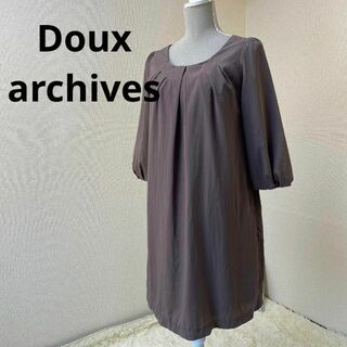 ドゥアルシーヴ(Doux archives)の新品　Doux archives 　レディース　バックリボン　レース　ワンピース(ひざ丈ワンピース)