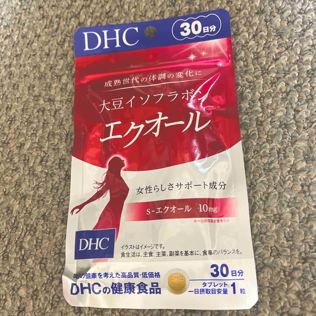 DHC(ディーエイチシー)の新品未開封　DHC大豆イソフラボンエクオール30日分 食品/飲料/酒の健康食品(その他)の商品写真