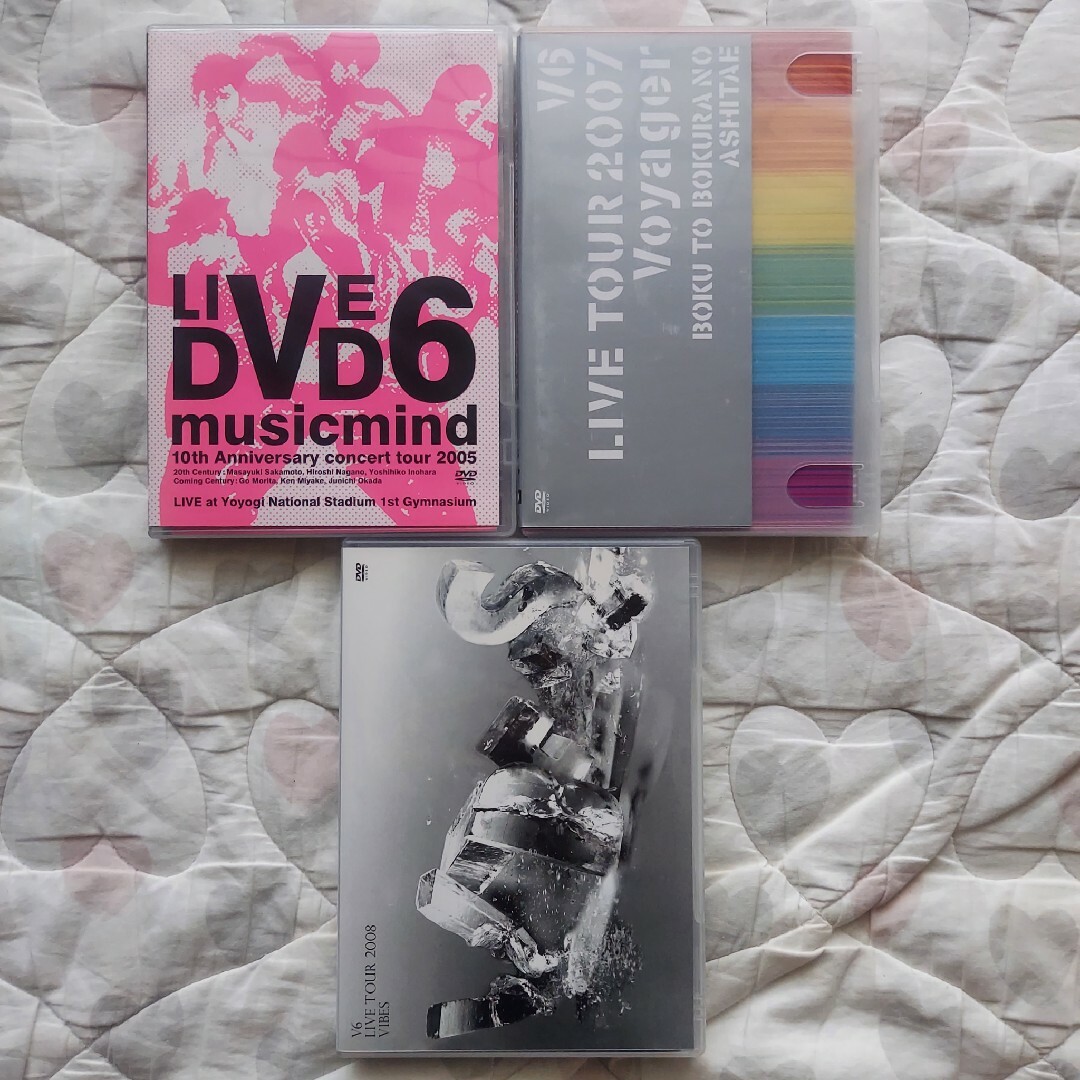 V6(ブイシックス)のV6 LIVE DVD 2005～2013　６セット まとめ売り エンタメ/ホビーのDVD/ブルーレイ(アイドル)の商品写真