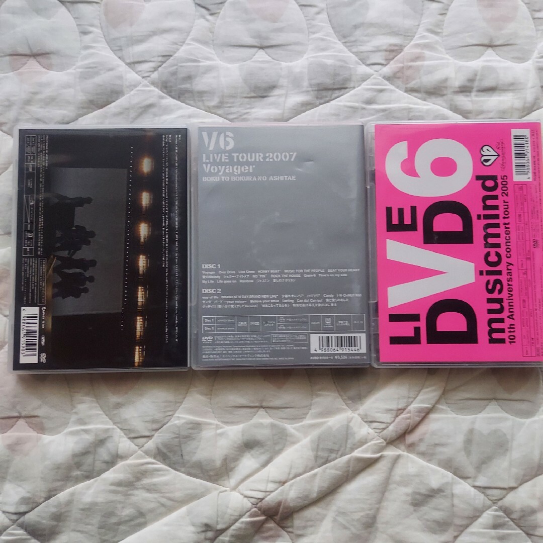 V6(ブイシックス)のV6 LIVE DVD 2005～2013　６セット まとめ売り エンタメ/ホビーのDVD/ブルーレイ(アイドル)の商品写真