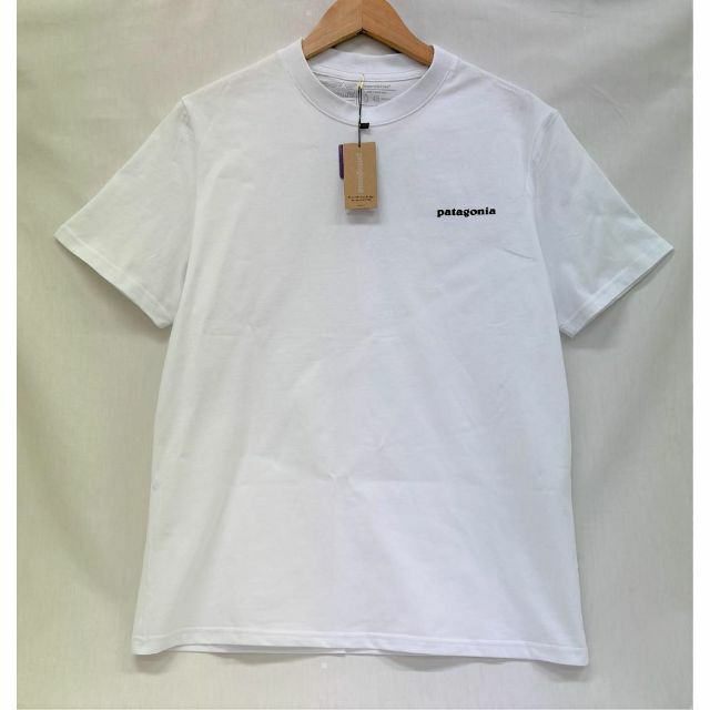 patagonia(パタゴニア)の②パタゴニア 半袖 Tシャツ Lサイズ ロゴ 大人気 白 ホワイト メンズのトップス(Tシャツ/カットソー(半袖/袖なし))の商品写真