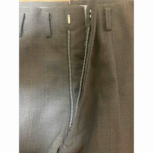 古着　テーラードジャケット セットアップ　ブラウン　L シングル　ヴィンテージ メンズのジャケット/アウター(テーラードジャケット)の商品写真