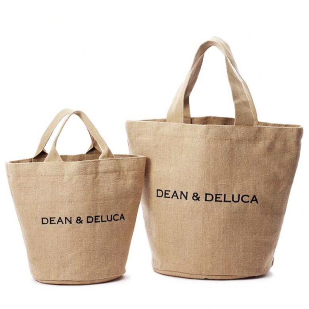 DEAN & DELUCA(ディーンアンドデルーカ)のディーンアンドデルーカ　ジュート　L DEENAND DELUCA 完売品 レディースのバッグ(トートバッグ)の商品写真