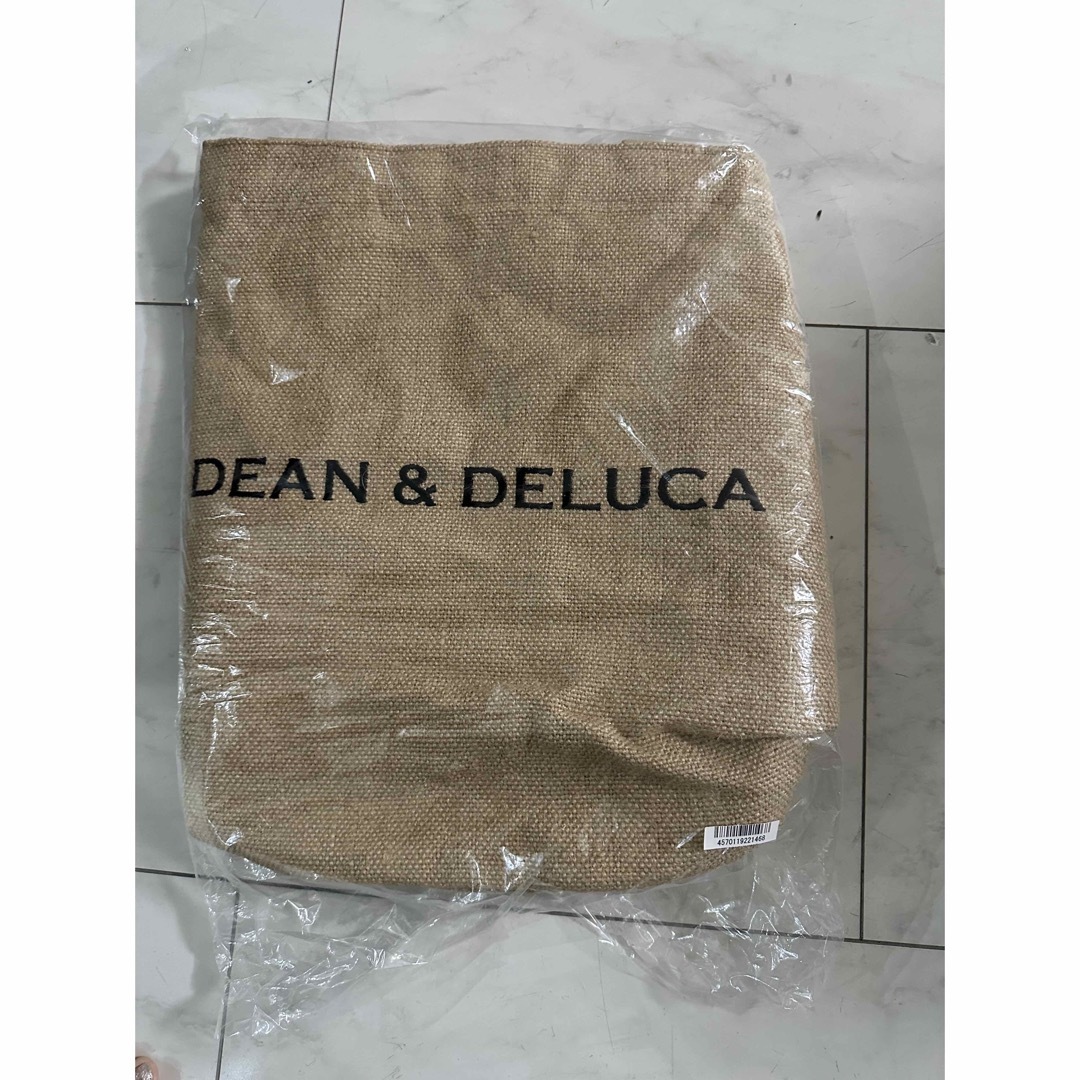 DEAN & DELUCA(ディーンアンドデルーカ)のディーンアンドデルーカ　ジュート　L DEENAND DELUCA 完売品 レディースのバッグ(トートバッグ)の商品写真