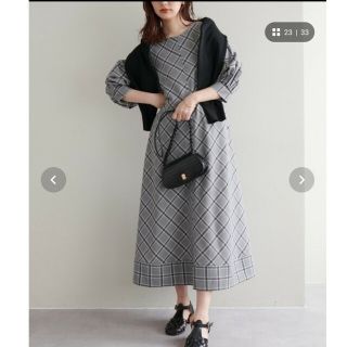 ナチュラルクチュール(natural couture)の新品【natural couture】シルエットが変わる Aラインワンピース(ロングワンピース/マキシワンピース)