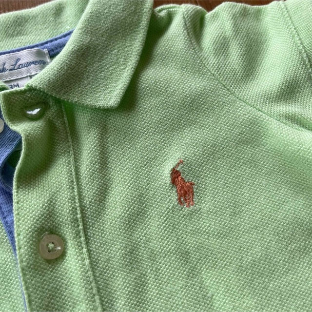 Ralph Lauren(ラルフローレン)のラルフローレン　ロンパース　ベビー　半袖　3M キッズ/ベビー/マタニティのベビー服(~85cm)(ロンパース)の商品写真