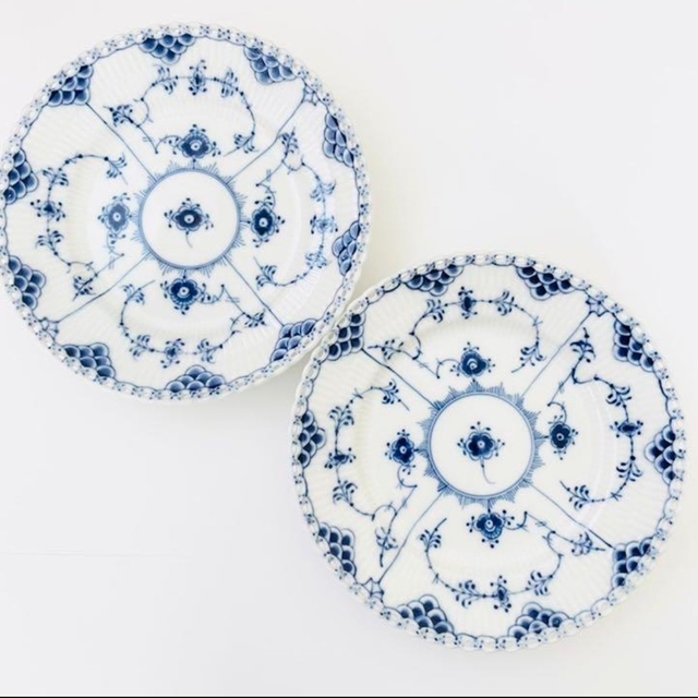 ロイヤルコペンハーゲン フルレース 17.5cm 1級品 2 - 陶芸