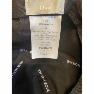 DIOR HOMME - Christian Dior ATELIER キャップ Mサイズの通販 by ...