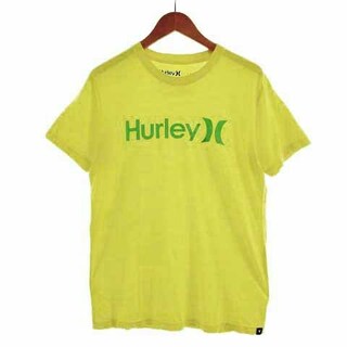 ハーレー(Hurley)のハーレー Hurley Tシャツ 半袖 ロゴプリント コットン 黄色 緑 M(Tシャツ/カットソー(半袖/袖なし))