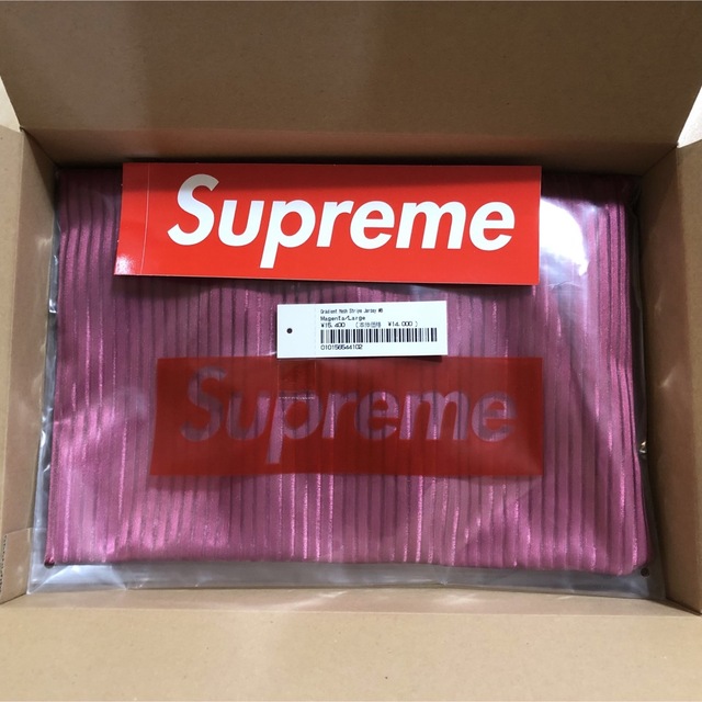 Supreme Gradient Mesh Stripe Jersey