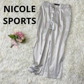 ニコル(NICOLE)のニコル　スポーツ　クロップド　パンツ　レディース　M　ゴルフ(カジュアルパンツ)