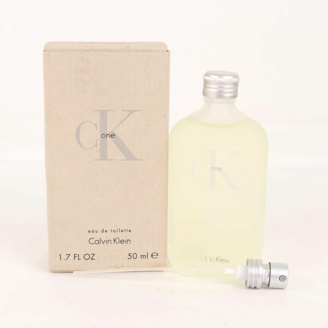 カルバンクライン 香水 シーケーワン ck one オードトワレ EDT 未使用 塗装剥がれ有 外装難有 レディース 50mlサイズ Calvin klein