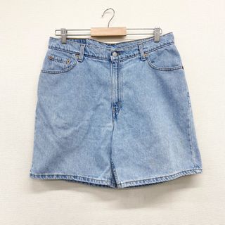 リーバイス(Levi's)の90's レディース US古着 リーバイス Levi's 951 デニム ショートパンツ ひざ上 サイズ：W34 アイスブルー【中古】(その他)