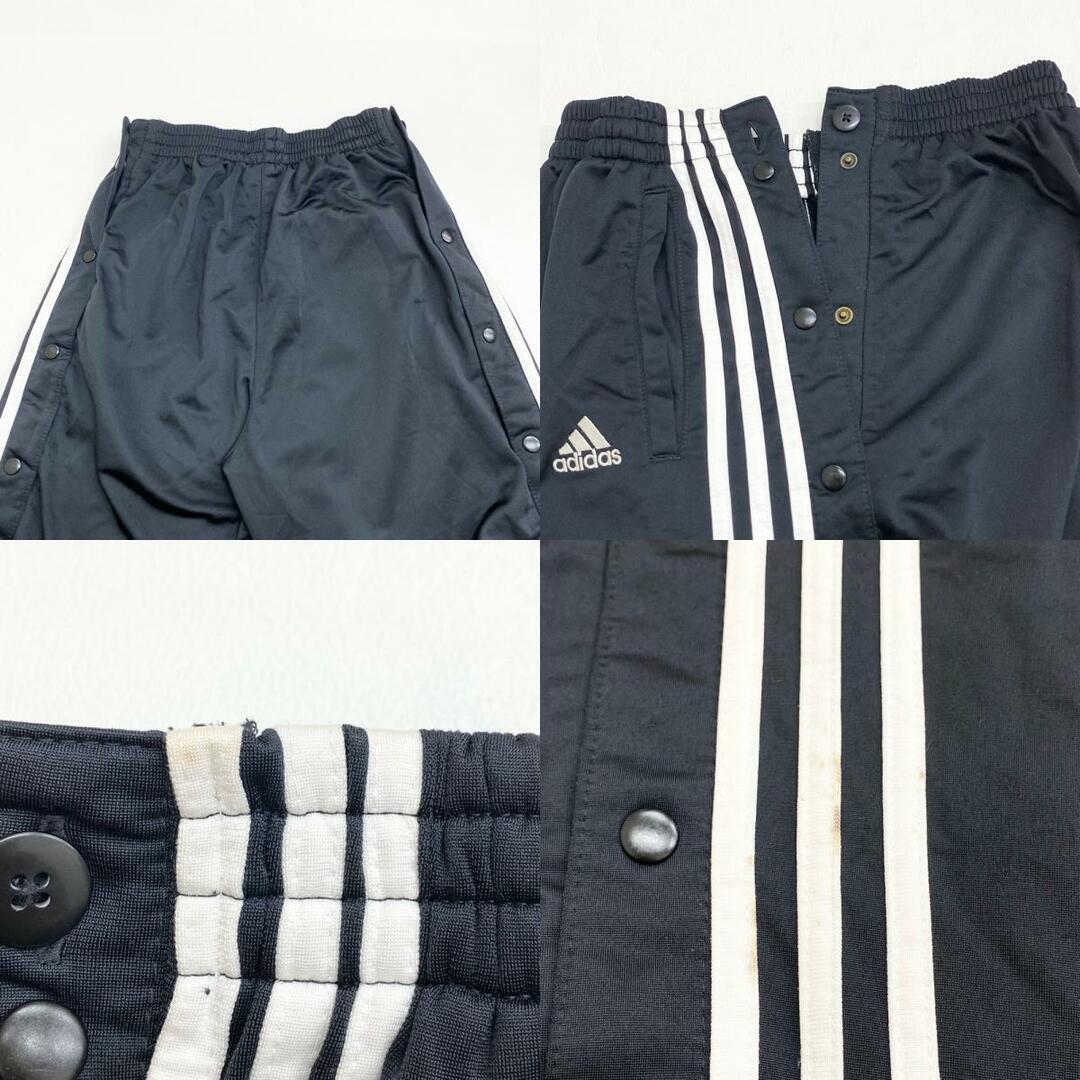 adidas blue\u0026white side snap track pants