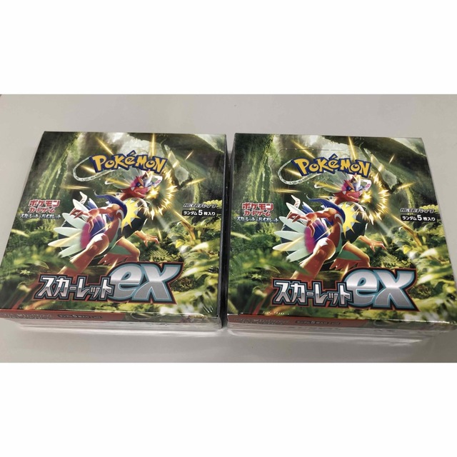 ポケモンカードゲーム スカーレットex 2BOXシュリンク付き-