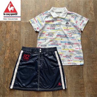 ルコックスポルティフ(le coq sportif)のルコックゴルフ ゴルフウェア ポロシャツ スカート  レディース  レイン(ウエア)