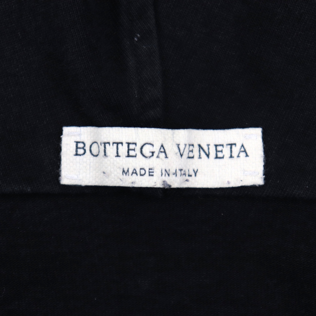 ボッテガヴェネタ 20SS ジップアップ パーカー メンズ コットン 黒 48 BOTTEGA VENETA